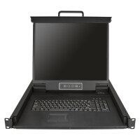 StarTech 1U Single-Port KVM Console for Server Rack 48,26cm 19Zoll