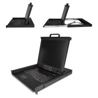 StarTech 1HE KVM Konsole fr Server Racks - VGA KVM - 17 Zoll