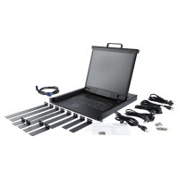 StarTech 1HE KVM Konsole fr Server Racks - VGA KVM - 17 Zoll