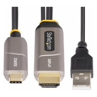 StarTech 30ft (9.15m) USB-C to HDMI 2.0 Active Optical Cable, 4K 60Hz - HDMI cable - 24-pin USB-C ma