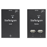 StarTech 4-Port USB 2.0-Over-Cat5-or-Cat6 Extender - 165ft (50m)