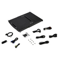 StarTech 43,18cm 17Zoll HD Rackmontage KVM Konsole - DVI und VGA - Kabel enthalten