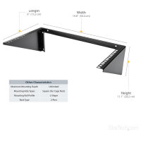 StarTech Vertikales Wandmontage 19 Zoll Server Rack - 6HE