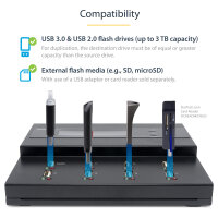 StarTech USB Duplicator - 1:7 - USB Sticks - Flash Drive Duplicator