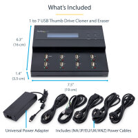 StarTech USB Duplicator - 1:7 - USB Sticks - Flash Drive Duplicator