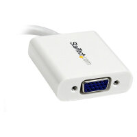 StarTech Mini DisplayPort to VGA Video Adapter Converter - White