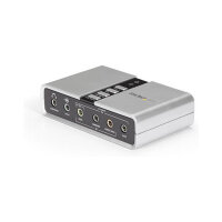 StarTech 7.1 USB Audio Adapter External Sound Card with SPDIF Digital Audio