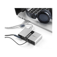 StarTech 7.1 USB Audio Adapter External Sound Card with SPDIF Digital Audio