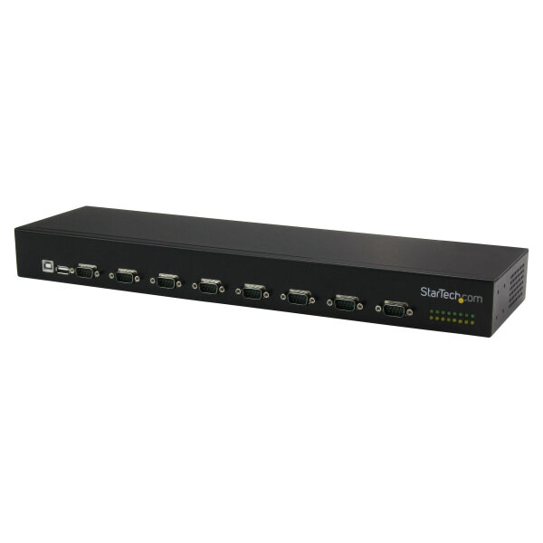 StarTech 8 Port USB auf Seriell Adapter Hub - USB auf RS232 Port Adapter mit Daisy Chain - Rackmontierbar