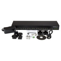 StarTech 8 Port USB auf Seriell Adapter Hub - USB auf RS232 Port Adapter mit Daisy Chain - Rackmontierbar