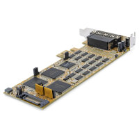 StarTech 16 Port PCI Express Seriell Karte - Low Profile - High Speed PCIe Seriell Karte mit 16 DB9 RS232 Ports