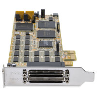 StarTech 16 Port PCI Express Seriell Karte - Low Profile - High Speed PCIe Seriell Karte mit 16 DB9 RS232 Ports