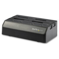StarTech 4 Schacht SATA Festplatten Dockingstation - Fr 6,4/8,9cm 2,5/3,5Zoll SSD / HDD - USB 3.1 10Gbit/s HDD Docking Station