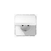 Jung CD1520BFKLWW SCHUKO Steckdose m.Klappd. 16A 250V CD alpin