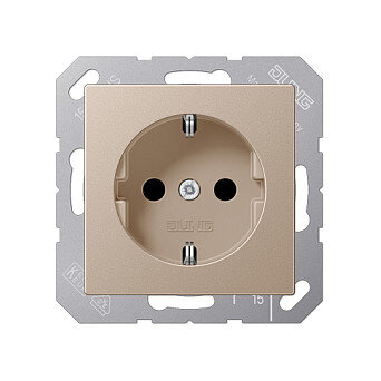 Jung A1520CH SCHUKO Steckdose 16A 250V A champagner