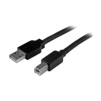 StarTech 15m aktives USB 2.0 A auf B Kabel - Stecker/Stecker - USB Druckerkabel 1x USB A / 1x USB B - Schwarz