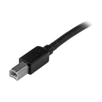 StarTech 15m aktives USB 2.0 A auf B Kabel - Stecker/Stecker - USB Druckerkabel 1x USB A / 1x USB B - Schwarz
