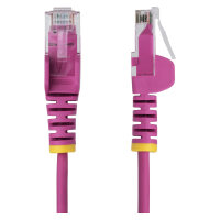 StarTech.com 3m Pink Slim CAT6 Ethernet Cable, Snagless, 28AWG, LSZH - Patch-Kabel - RJ-45 (M)