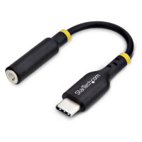 StarTech.com USB-C Audio Adapter to 3.5mm TRRS Jack,...