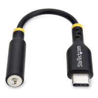 StarTech.com USB-C Audio Adapter to 3.5mm TRRS Jack,...