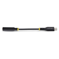 StarTech.com USB-C Audio Adapter to 3.5mm TRRS Jack, Headphone Aux Dongle