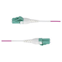 StarTech.com 7m (23ft) LC/LC (UPC) OM4 Multimode Fiber Optic Cable, OFNR - Patch-Kabel - LC/UPC Duplex Multi-Mode (M)
