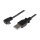 StarTech.com Micro USB Lade- und Sync-Kabel St/St - Rechts gewinkelt Micro-USB - 0,5m - USB-Kabel - Micro-USB Typ B (M)