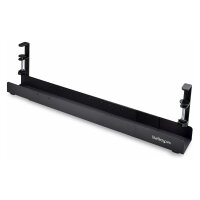 StarTech.com Under Desk Cable Management Tray, Clamp-on...