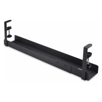 StarTech.com Under Desk Cable Management Tray, Clamp-on...