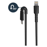 StarTech USB auf Lightning Kabel - 1m - MFi zertifiziertes Lightning Kabel - robust und strapazierfhig - schwarz