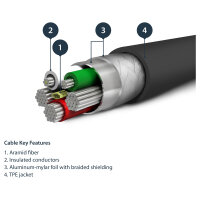 StarTech USB auf Lightning Kabel - 1m - MFi zertifiziertes Lightning Kabel - robust und strapazierfhig - schwarz