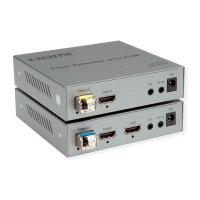 ROLINE KVM Verlngerung ber LWL, HDMI 4K, USB, 20 km