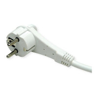 ROLINE 4-fach Steckdosenleiste mit Schalter, rund, USB-Charger A+C, blau, 1,5 m
