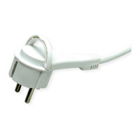 ROLINE 4-fach Steckdosenleiste mit Schalter, rund, USB-Charger A+C, blau, 1,5 m