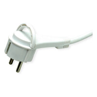 ROLINE 4-fach Steckdosenleiste mit Schalter, rund, UTE Version, USB-Charger A+C, blau, 3 m