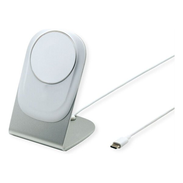 ROLINE Magnet-Induktions-Ladegert mit Standfu fr Mobilgerte, 15W