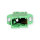 ROLINE LWL-Kupplung LSH Simplex, Single Mode, grn