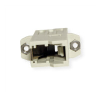 ROLINE LWL-Kupplung LSH Simplex, Multimode, beige