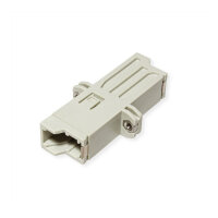 ROLINE LWL-Kupplung LSH Simplex, Multimode, beige