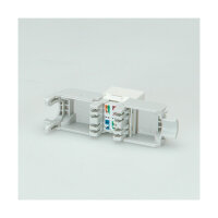 ROLINE Cat.6 (Class E) Keystone, ungeschirmt, werkzeuglos, weiss