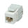 ROLINE Cat.6 (Class E) Keystone, ungeschirmt, werkzeuglos, weiss
