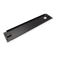 ROLINE 19-Zoll-Blindplatte Snap-in, 2 HE, schwarz