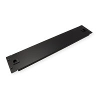 ROLINE 19-Zoll-Blindplatte Snap-in, 2 HE, schwarz