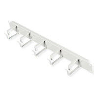 ROLINE 19-Zoll Rangierpanel 1 HE, 40x60mm grau