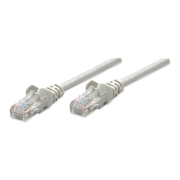 Patchkabel RJ45 U/UTP Cat6 2.00m Hebelschutz grau
