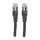 Patchkabel RJ45 U/UTP Cat6 1.00m Hebelschutz schw