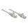 Patchkabel RJ45 U/UTP Cat6 5.00m Hebelschutz grau