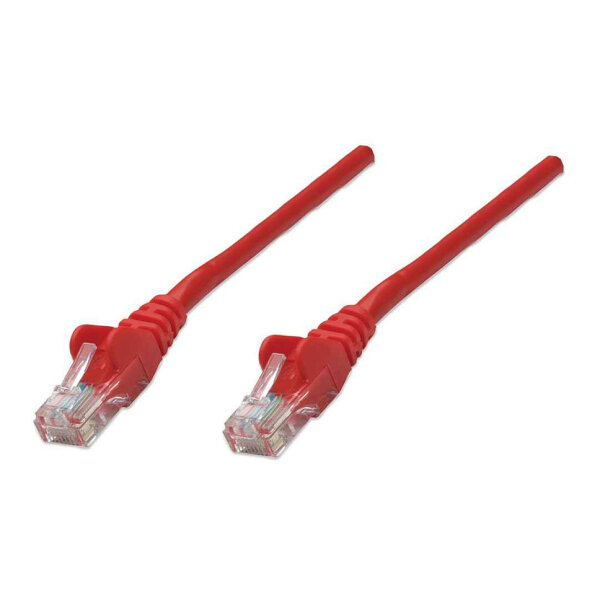 Patchkabel RJ45 U/UTP Cat6 2.00m Hebelschutz rot