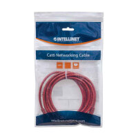 Patchkabel RJ45 U/UTP Cat6 2.00m Hebelschutz rot