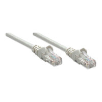 Patchkabel RJ45 U/UTP Cat5e 1.0m Hebelschutz grau